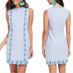 Vineyard Vines Blue and White Striped Dress